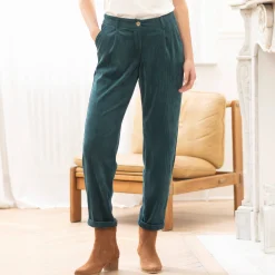 7/8-broek, velours