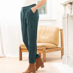 7/8-broek, velours