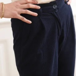 7/8-broek, velours