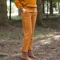 7/8-broek, velours