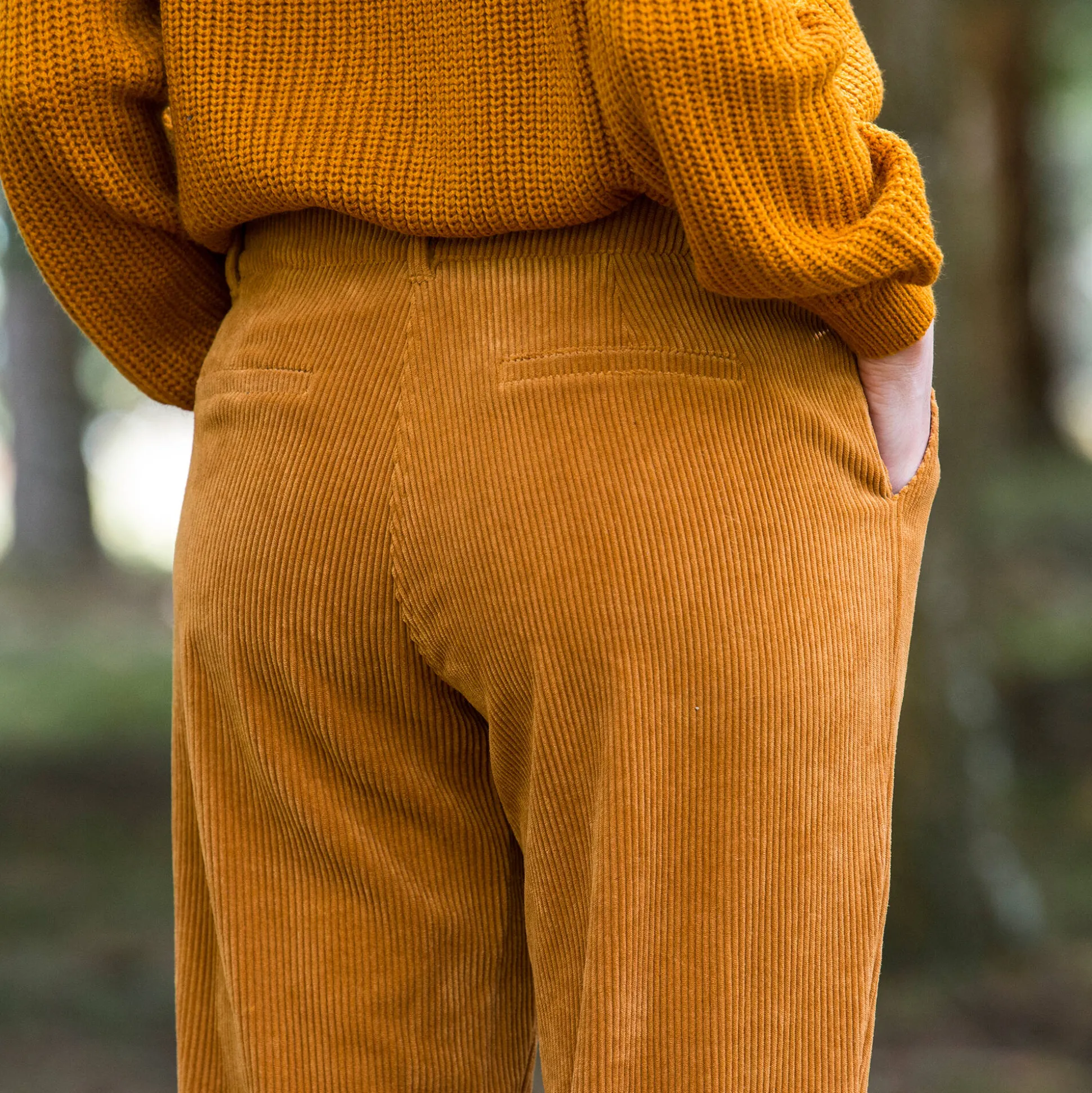 7/8-broek, velours