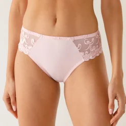 Broekje in microvezel en geborduurde tule Sienne - set van 2