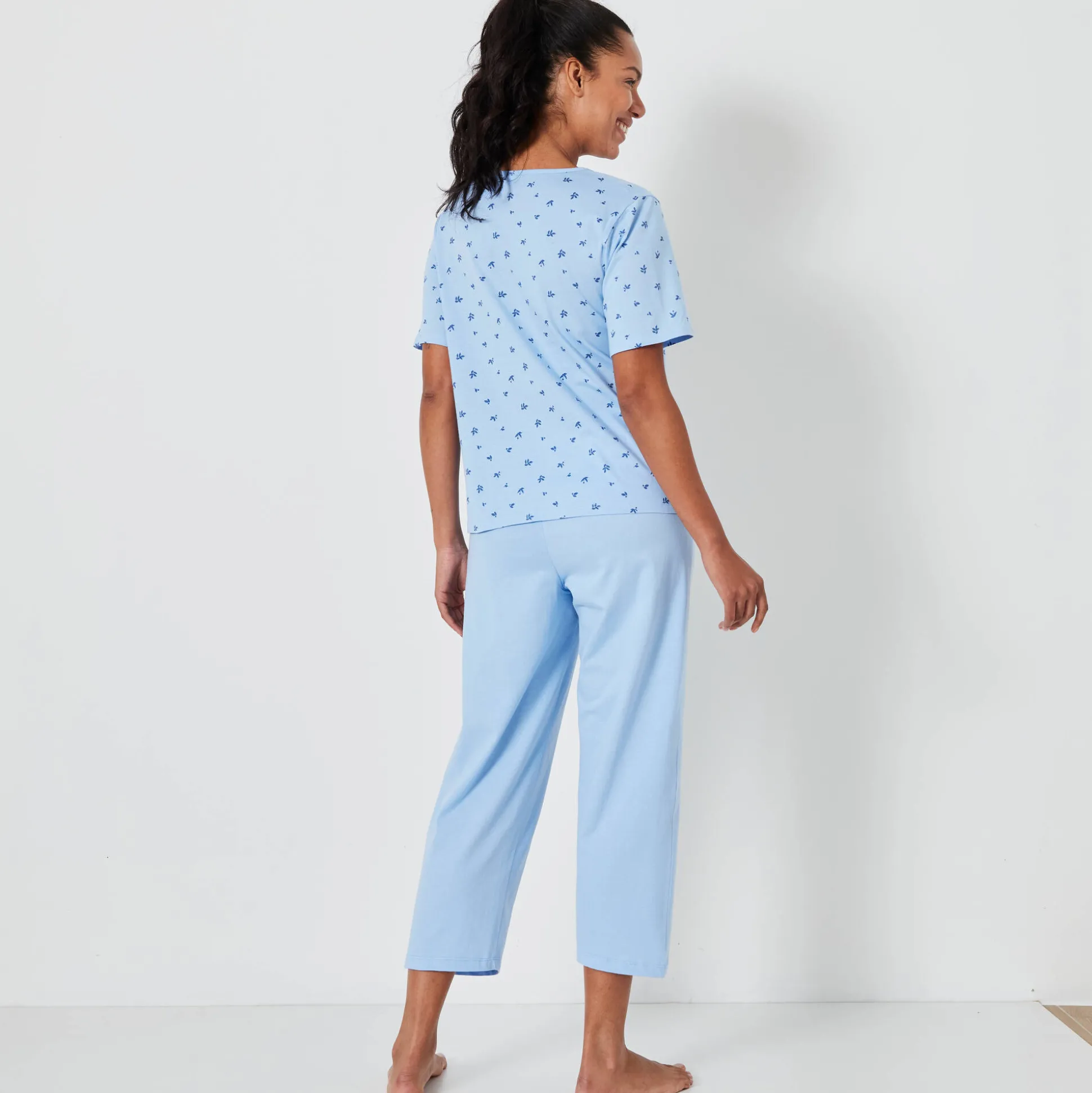 Caprama met bloemenprint