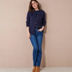 Cardigan in kabeltricot