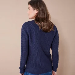 Cardigan in kabeltricot