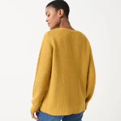 Cardigan in kabeltricot