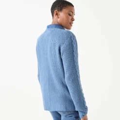 Cardigan in kabeltricot