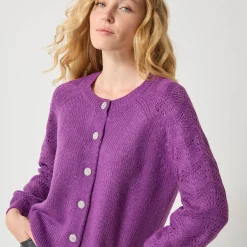 Cardigan met 'juweel' knopen