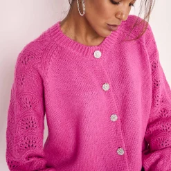 Cardigan met 'juweel' knopen