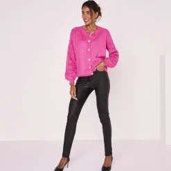 Cardigan met 'juweel' knopen