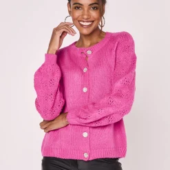 Cardigan met 'juweel' knopen