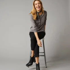 Cardigan met knoopsluiting, lamswol