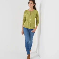 Cardigan met knoopsluiting, lamswol
