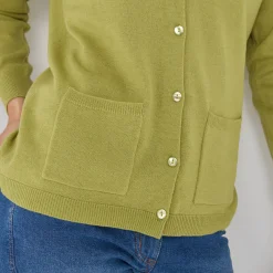 Cardigan met knoopsluiting, lamswol