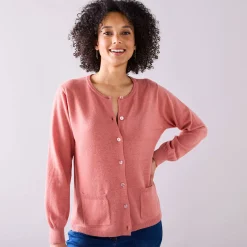Cardigan met knoopsluiting, lamswol
