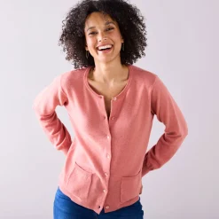 Cardigan met knoopsluiting, lamswol