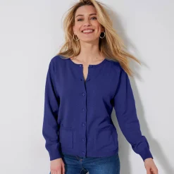 Cardigan met knoopsluiting, lamswol