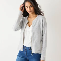 Cardigan met rits