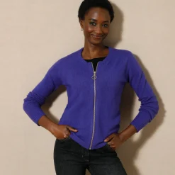 Cardigan met rits