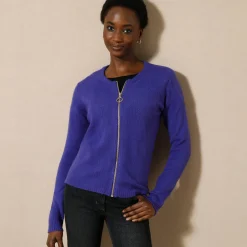 Cardigan met rits