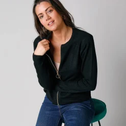 Cardigan met rits