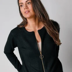 Cardigan met rits