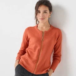Cardigan met rits