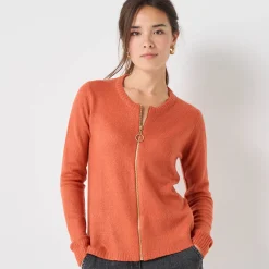 Cardigan met rits