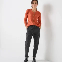 Cardigan met rits