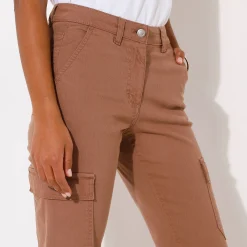 7/8-cargobroek, stretchtwill