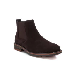 Chelsea boots met leren bovenwerk