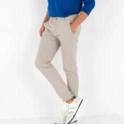 Chino broek in keperstof