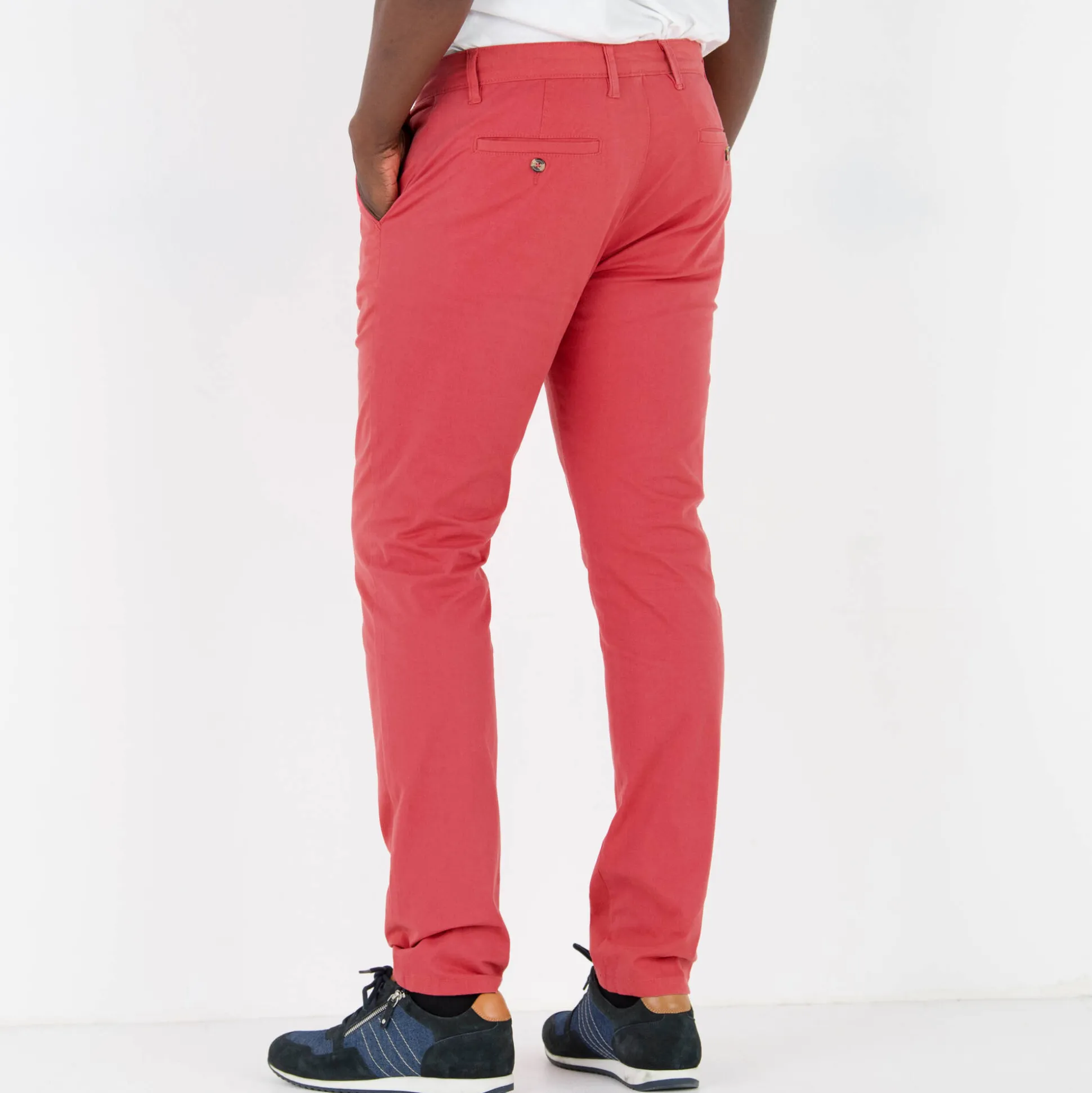 Chino broek in keperstof