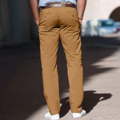 Chino broek in keperstof