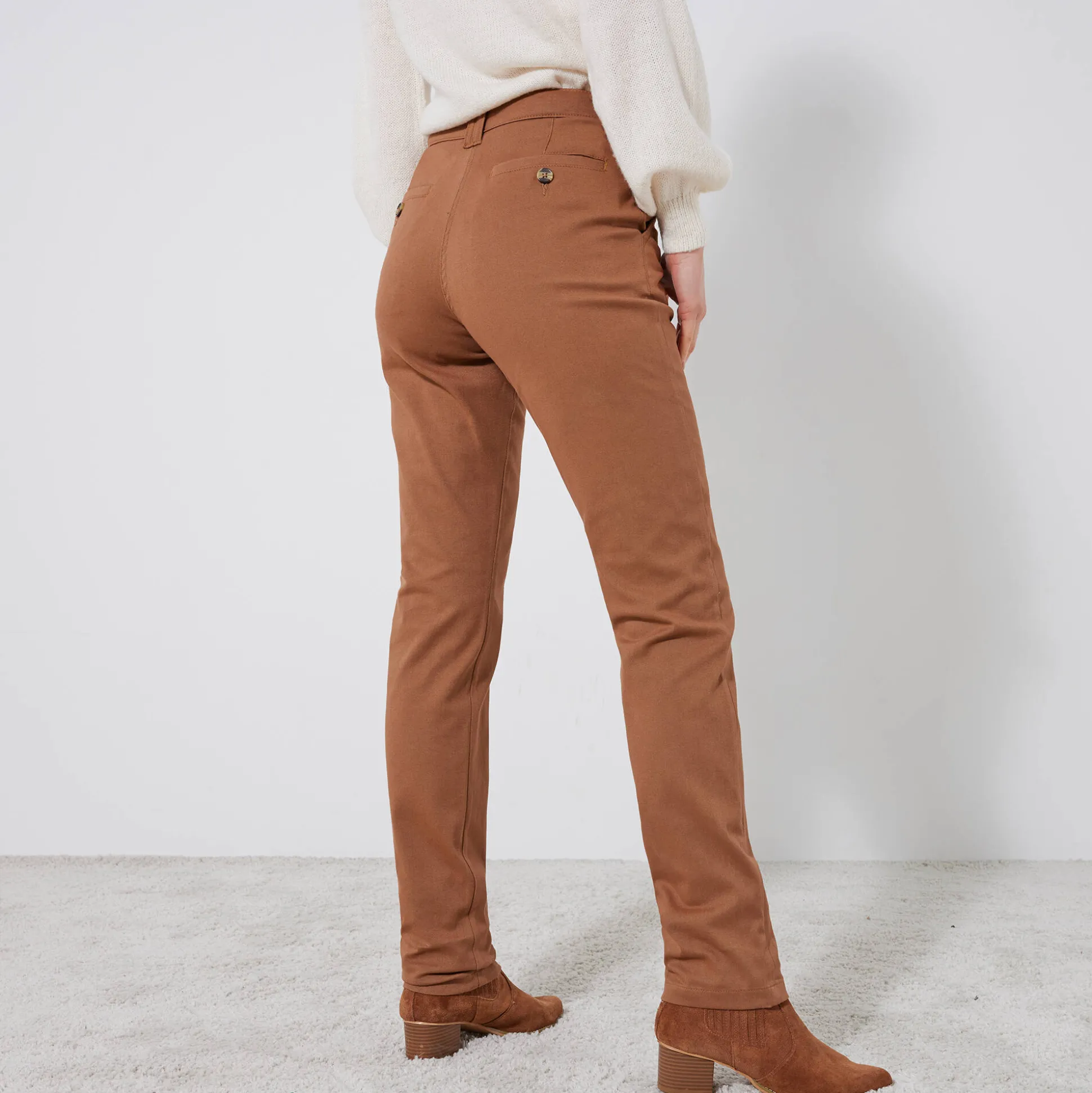 Chino stretchbroek