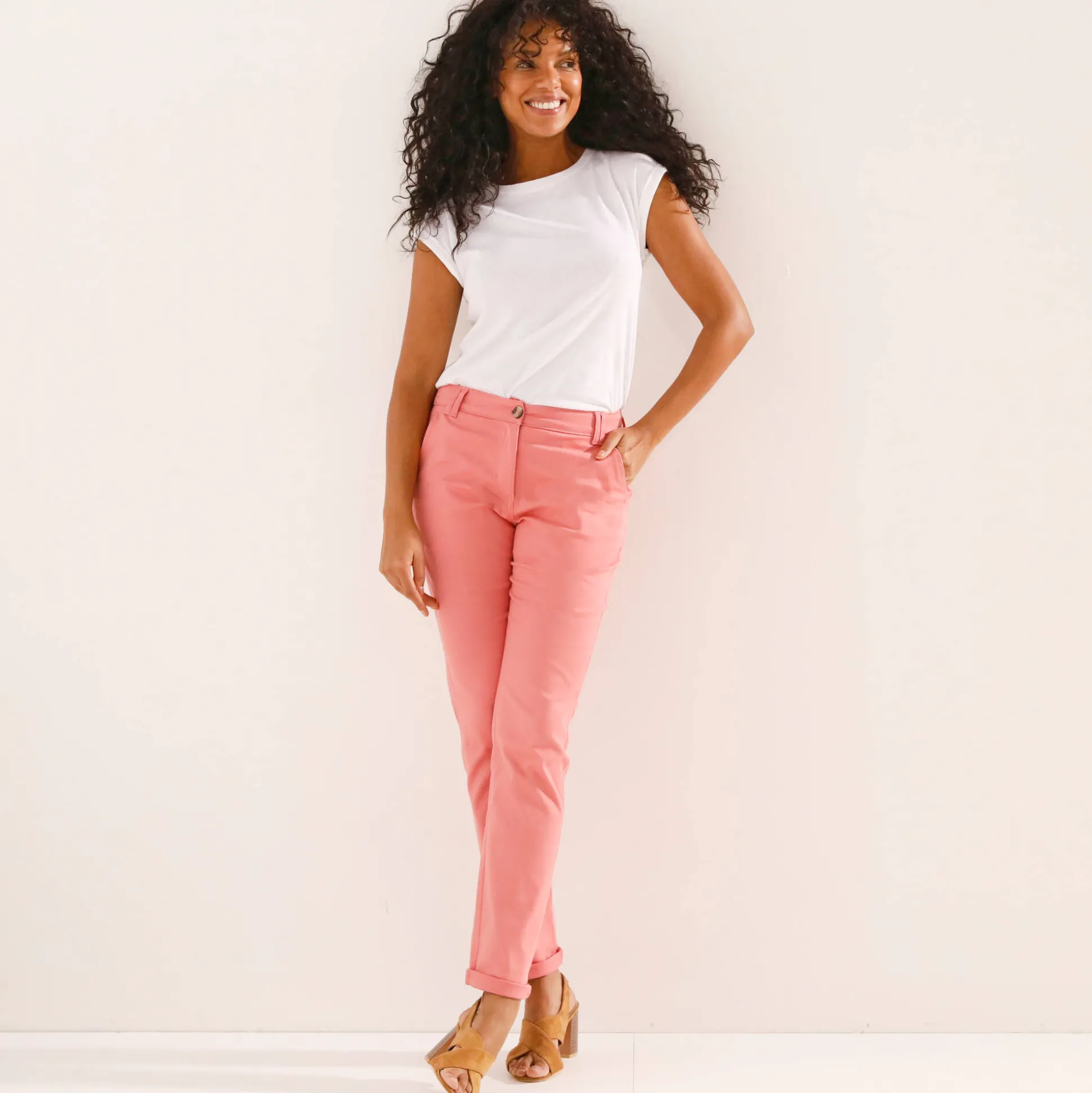 Chino stretchbroek