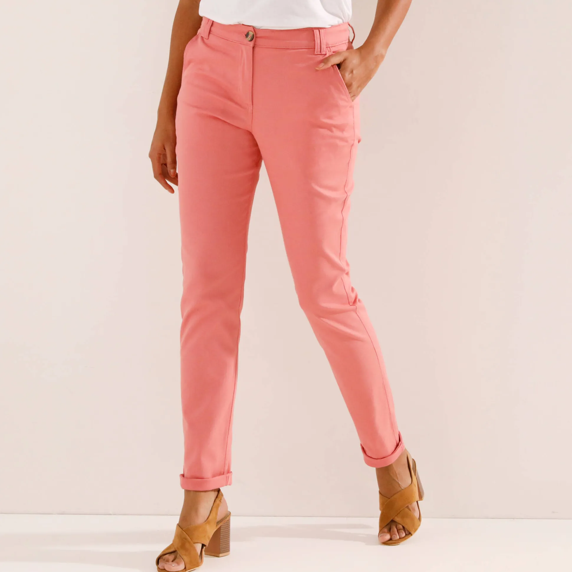 Chino stretchbroek