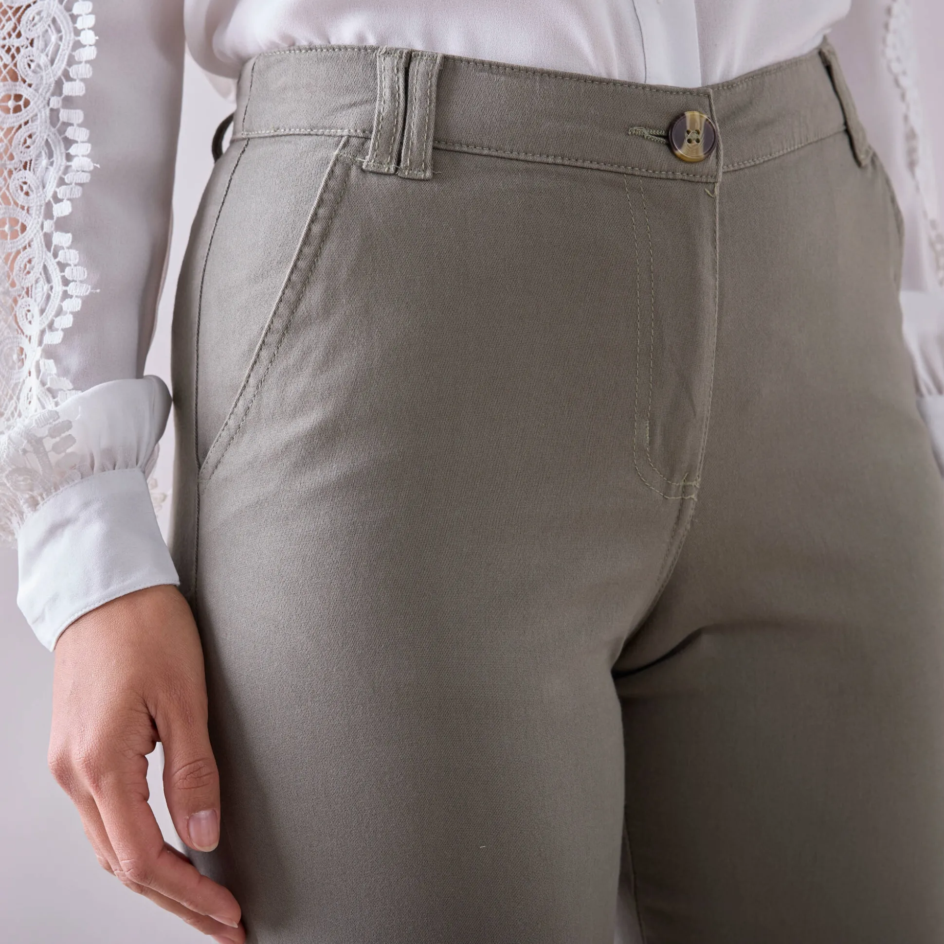 Chino stretchbroek