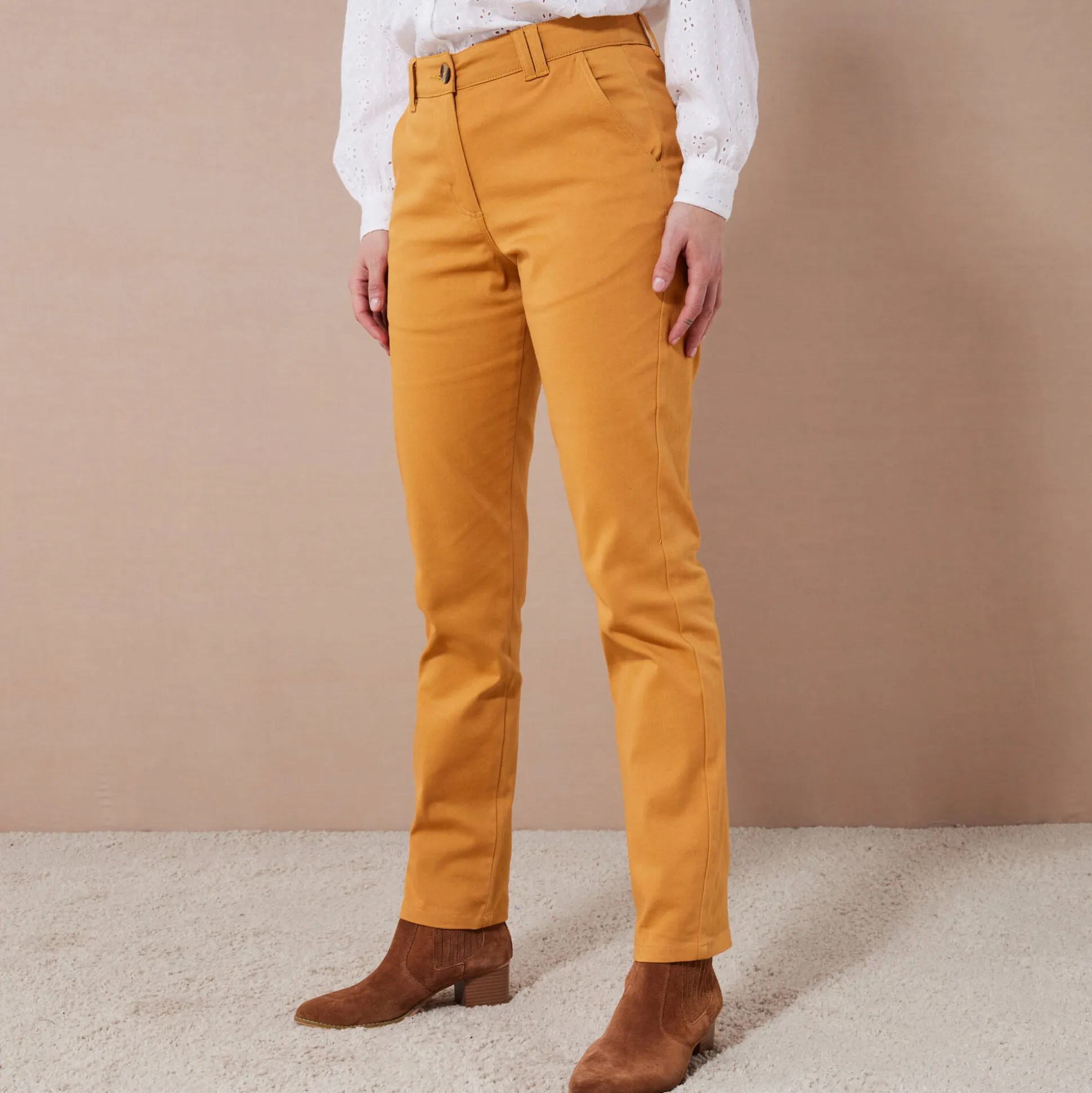 Chino stretchbroek