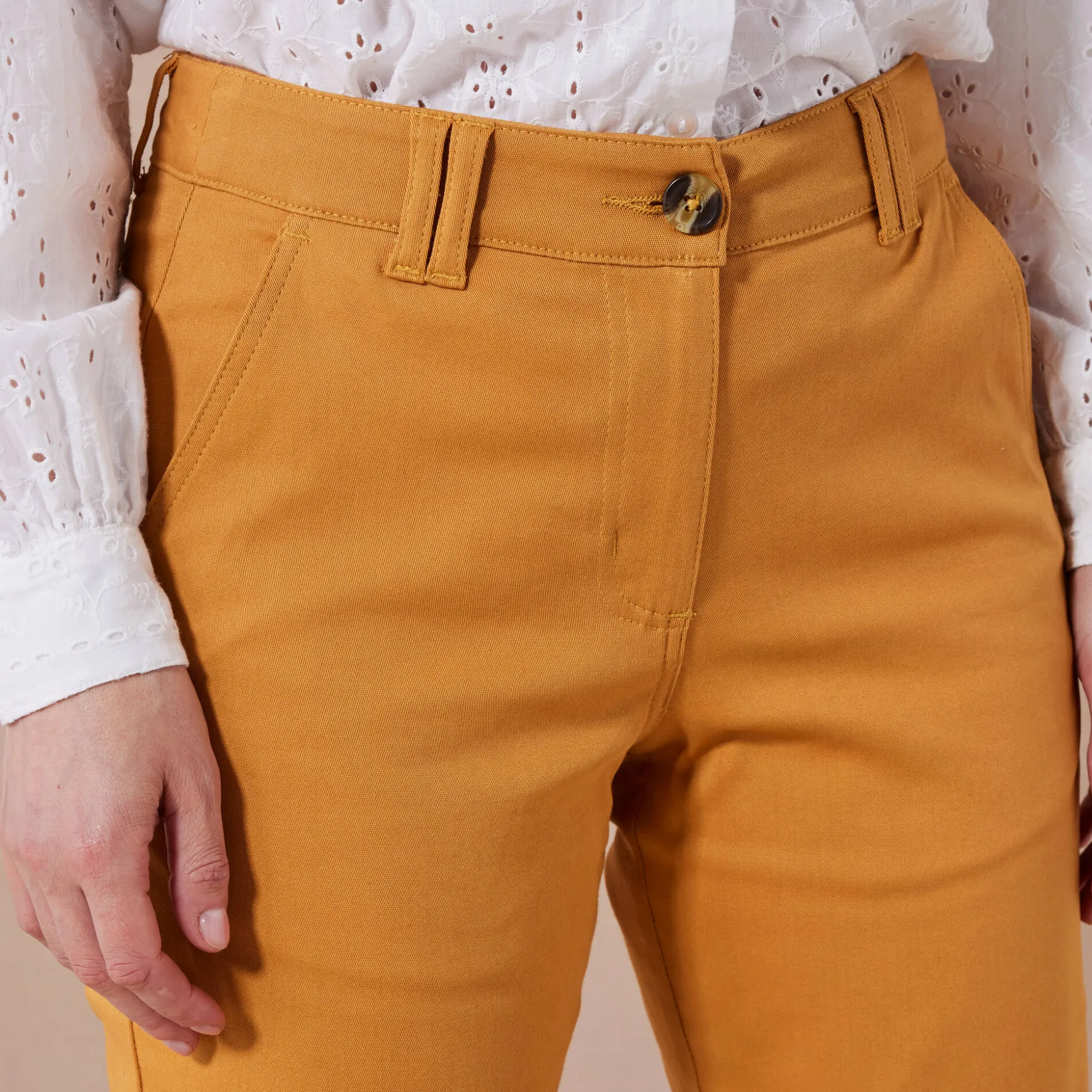Chino stretchbroek