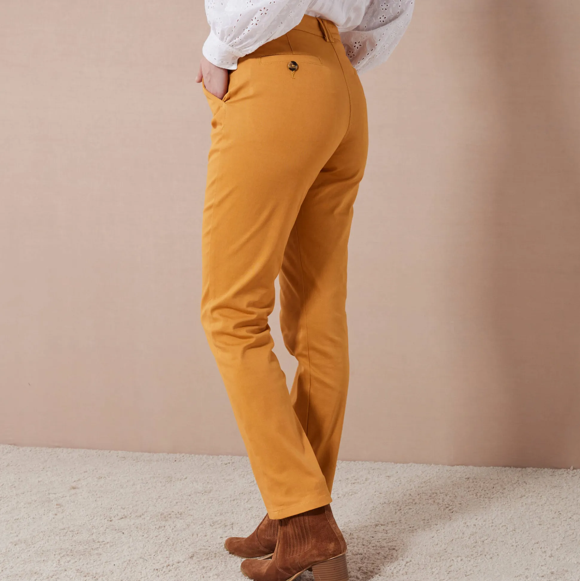 Chino stretchbroek