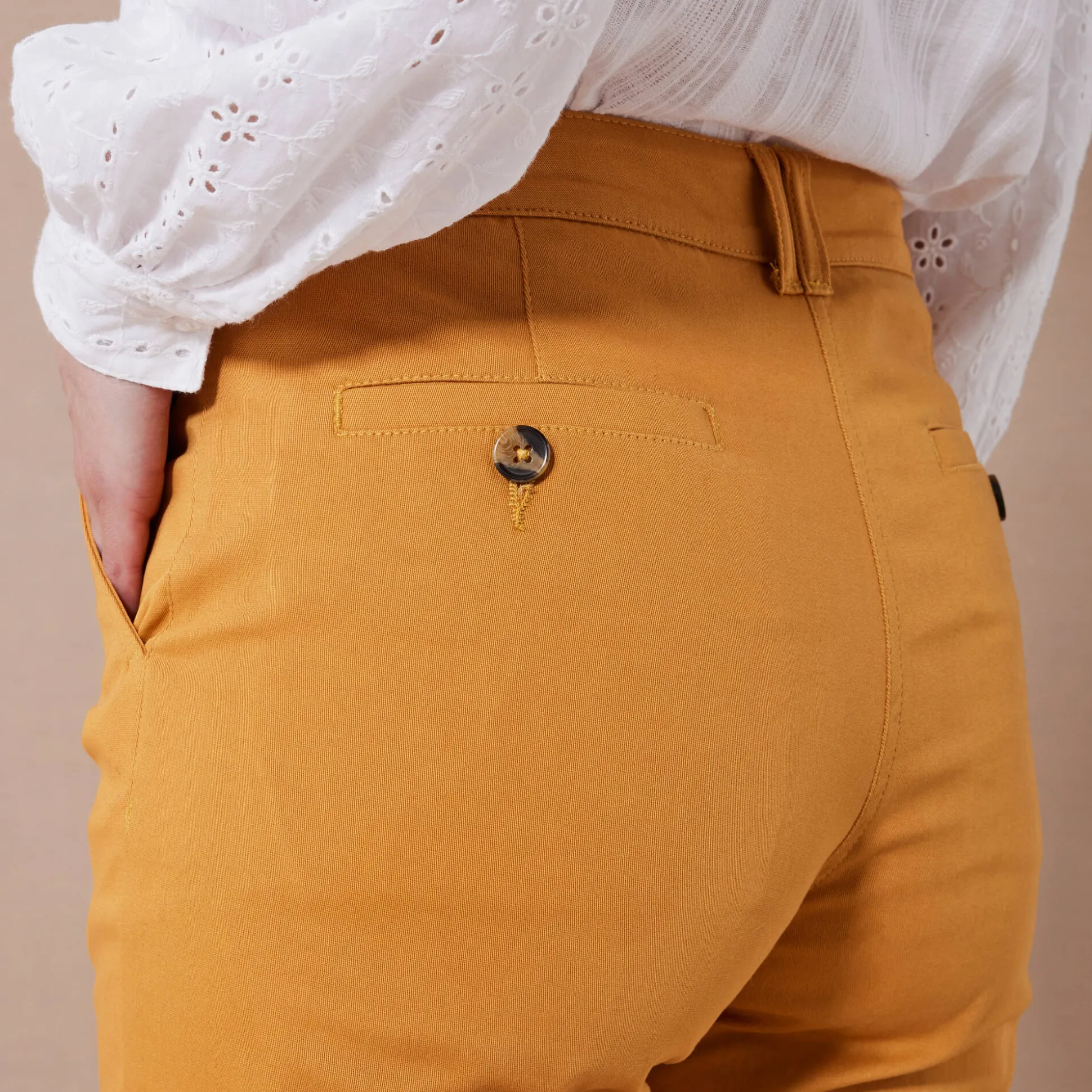 Chino stretchbroek