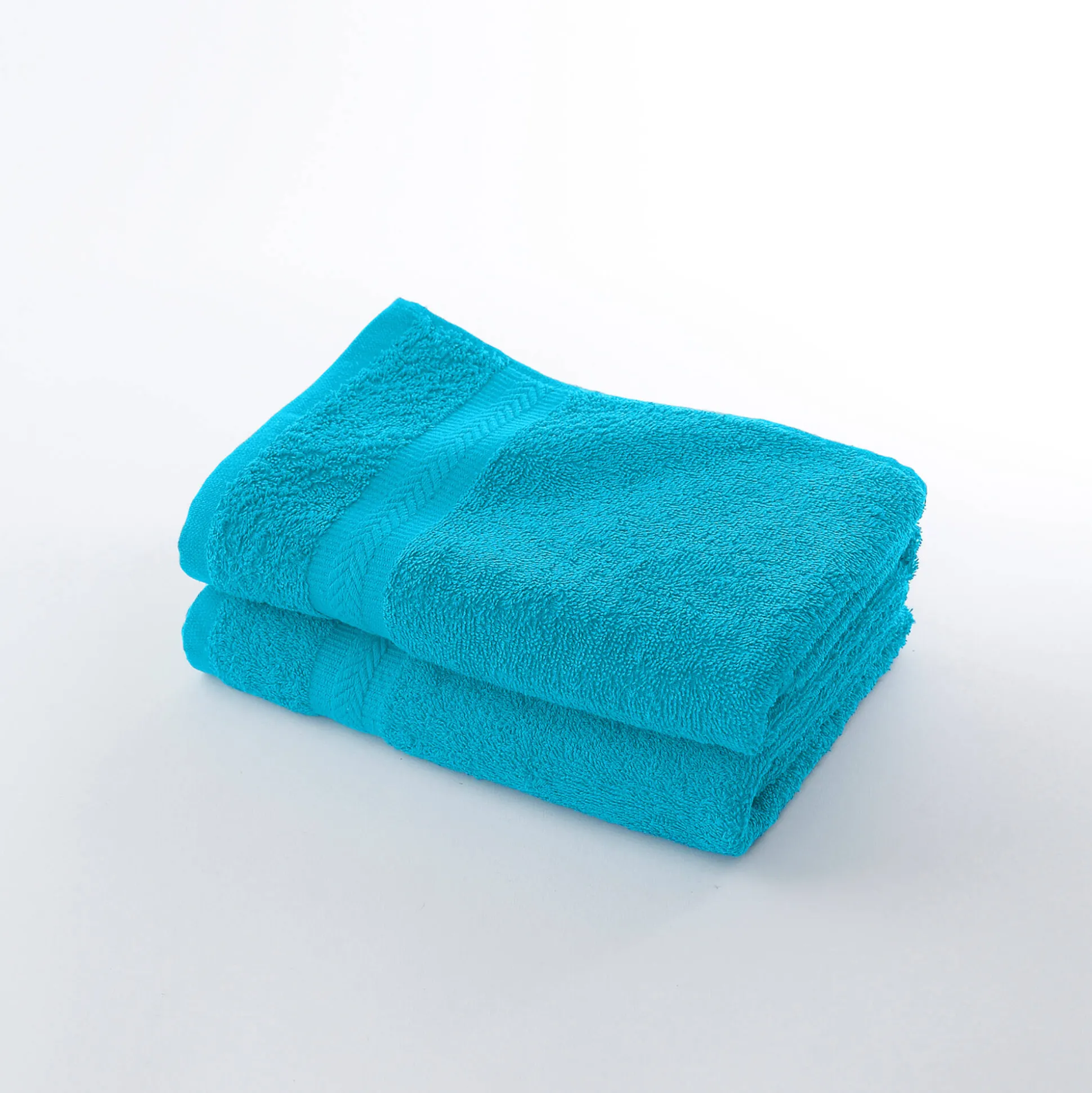Collectie effen handdoeken 420 g/m2 met zacht comfort