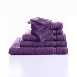 Collectie effen handdoeken 420 g/m2 met zacht comfort