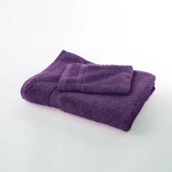 Collectie effen handdoeken 420 g/m2 met zacht comfort