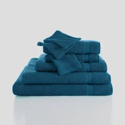 Collectie effen handdoeken 420 g/m2 met zacht comfort