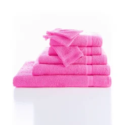 Collectie effen handdoeken 420 g/m2 met zacht comfort