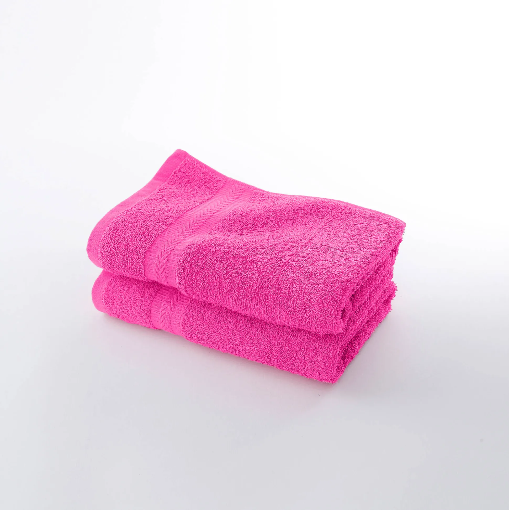 Collectie effen handdoeken 420 g/m2 met zacht comfort