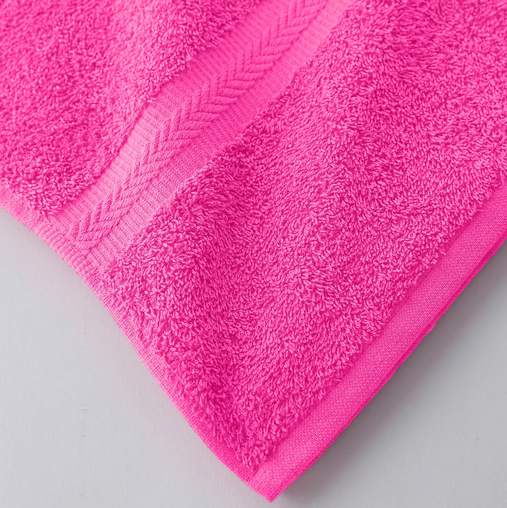 Collectie effen handdoeken 420 g/m2 met zacht comfort