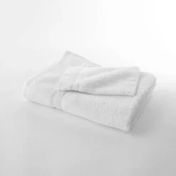 Collectie effen handdoeken 420 g/m2 met zacht comfort